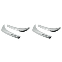 2X Autokoplamp Cover Lamp Wenkbrauw Decoratieve Accessoires voor Land 200 2012-2015