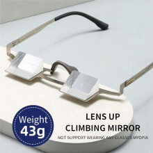 Light Weight Belay Outdoor Rock Climbing Clear Prism Glasses Eyeglasses Hight Transparen Refraction Glasses