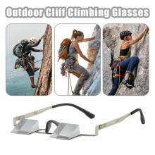 Lunettes de Belay Légères pour L'Escalade en Extérieur, en Verre Prismatique Clair, Lunettes à Haute Transparence et Réfraction