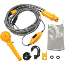 Outdoor Shower Camping,12V Electric Camp Shower Pump - Handheld Camping Showers Gear,Portable Car Shower,Outdoor Shower