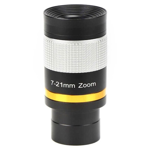 Ocular Zoom para Telescópio, Ocular Zoom de 7 A 21mm 1,25 Polegadas, Acessórios para Telescópio Astronômico