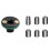 1/4" to 3/8" + 3/8" Quick Socket Set Sleeve Adapter Ultra-Thin Nested Identifiable High-Hardness Impact Converter 1