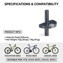 Bicycle Virtual Tube Portable Storage for Road Mountain Gravel Bike Handlebar Disassembly Headset Spacer Conversion