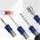 10mm Threaded to 1/4 Inch Hex Adapter Long-Lasting Automatic-Locking Hex Shank Adapter Quick Release Drill Converter 4