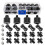 24 Pcs Camera Tripod Adapter, 1/4 to 3/8 Threaded Converter Tripod Thread Adapter for DSLR Camera, Quick Release Plate 1