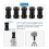 24 Pcs Camera Tripod Adapter, 1/4 to 3/8 Threaded Converter Tripod Thread Adapter for DSLR Camera, Quick Release Plate 2