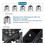 24 Pcs Camera Tripod Adapter, 1/4 to 3/8 Threaded Converter Tripod Thread Adapter for DSLR Camera, Quick Release Plate 5