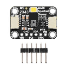 6477 AS7343 Spectral Sensor Module 14-Channel for Visible/Near-Infrared/Stroboscopic Detection Via I2C