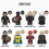 8Pcs Thunderbolts Mini Figures Dc Set Fit Lego 1
