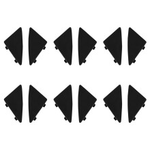 6X Car Front Bumper Triangle Trim Cover Cap for 3 Axela 2014-2016 BHN1-50-101 BHN1-50-102