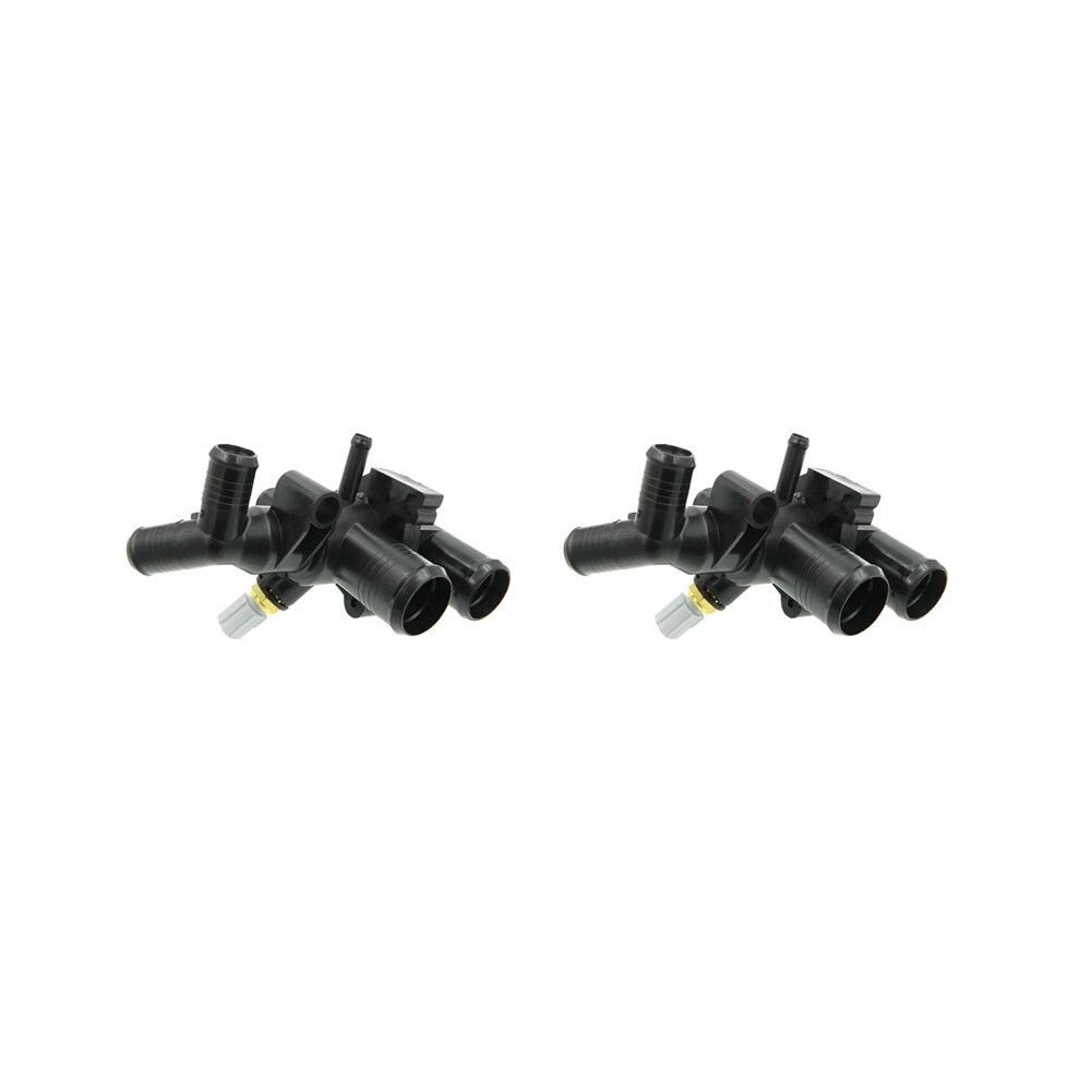 2X Bb3q8a586aa Bb3q8a586ab Engine Thermostat Housing Coolant Water Flange For Ranger 2.2 Tdcl Transit Mk7 Mk8 2.2 6031427222465