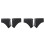 4Pcs for  Jimny 2019+ Car Front  Angle Wrap Decoration Guard Cover 1