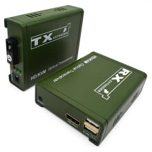 1080P HDTV Fiber KVM Extender over SC Fiber Optic Cable 3Km HD USB KVM Fiber Video Transceiver Transmitter Receiver EU