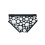 Men'S Polka Dot Print High Stretch Triangle Swim Briefs Black M 9