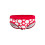 Men'S Polka Dot Print High Stretch Triangle Swim Briefs Red M 7