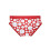Men'S Polka Dot Print High Stretch Triangle Swim Briefs Red M 9