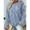 Women'S Marled Waffle Knit Loose Long Sleeve Pullover T-Shirt  S 7