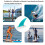 Fins de Surf Infláveis para Prancha de Stand  Paddle de 7 Polegadas, Fins Centrais Únicos com Base, para Prancha Longa de Stand  Paddle e Prancha 5