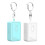 2-Pack Ultrasonic Mosquito Repeller White blue Rechargeable Portable Electronic Bug Repeller Outdoor Pest Control 1
