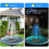 Solar Springbrunnen 18 cm mit bunter LED-Beleuchtung 2