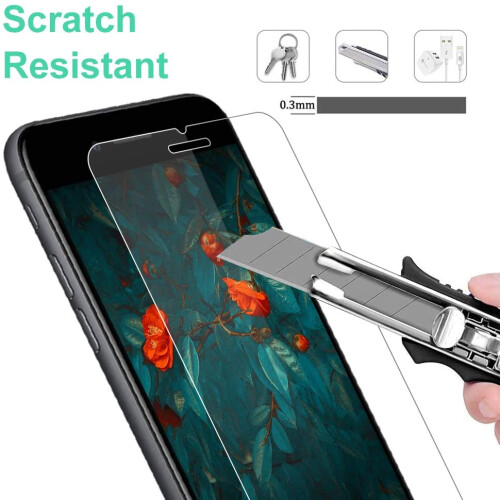 Skärmskydd iPhone SE(2020 & 2022) Härdat glas 2-pack 2