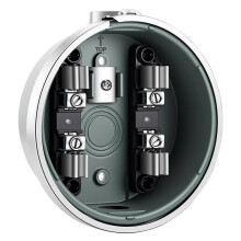 Soquete de Medidor 100A, Soquete de Base de Medidor de 4 Garras, Soquete de Medidor 240V Monofásico 3-Fios com Bypass de Corneta para Aéreo ou