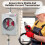 125 Amp Meter Socket 4 Jaw Ringless Meter Base, 600V 1 Phase 3 Wire with Meter Cover Plate for Overhead/Underground Feed 4