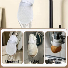 Faucet Filter Cotton Bag,100Pcs Faucet Filter Bag for Filtering Tap Water, Cotton Filter Bag for Faucet, Kitchen Sink