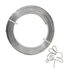 Iron  Wire, Silver Metal Wire for Jewelry and DIY Projects,Bendable Metal Wire for Sculpting, and Bonsai Training