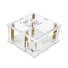 Acrylic Case for Orange Pi R1  LTS with Cooling Fan Protective Shell Enclosure Box Cover for Orange Pi R1  Board
