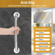 3 Pakketten Douche Steunbeugels voor Badkamer Veiligheid, Handicaps Steunbeugels voor Muur, Antislip Douchehandgrepen voor Ouderen, Senioren