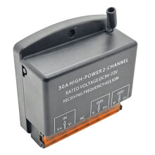 433Mhz 9-72V 30A 2 Channel Relay Wireless Receiver for Motors Water Pumps Lights