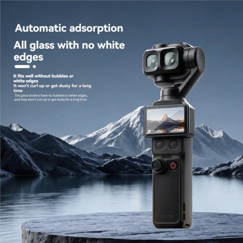 For  Pocket 4 Pro Screen Protector Tempered Glass Film One-Second Install HD Clear Scratch Proof Explosion-Proof 2