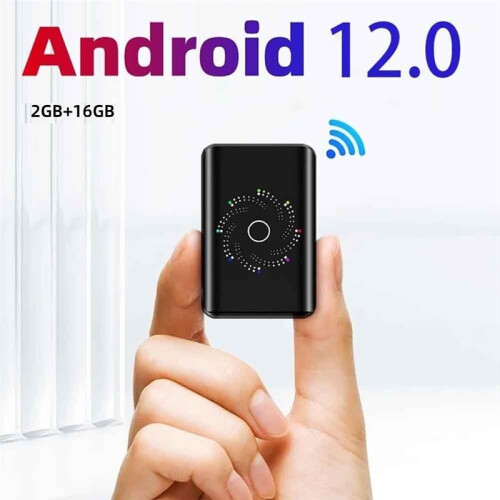 Box per Android 12.0 3 In 1 con CarPlay e Adattatore Wi-Fi USB per Auto, Compatibile con YouTube e , Universale, Collega e Utilizza. 2