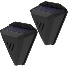 Warning Alarm Solar Bird Re-Pellent Devices Birds Re-Peller Outdoor,Waterproof Speaker for Orchards Farms Vineyards Crop