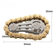 (Gold) Metal Fidget Spinner Office Desk Toy Stress Relief Gears Hand Spinner for Adults desk decoration home decor Relieve stress relax