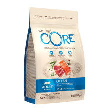 Wellness CORE Ocean 300g, Salmon & Tuna – Dry Cat Food for Adult Cats, Grain-Free, Natural, Hypoallergenic, Protein-Rich, High Fish Content