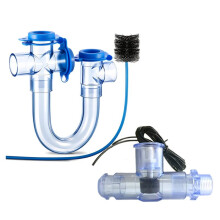3/4 Inch Condensaatafvoer met SS1 Vlotterschakelaar, U-Vormige Afvoerafvoer met Reinigingsborstel voor AC-Koelsystemen