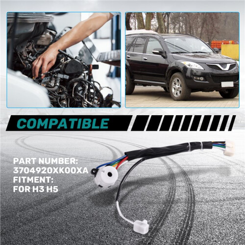 Double-Step Engine Ignition Lock Harness Ignition  3704920XK00XA for Great Wall  H3 H5