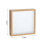 Stylish Square Display Frame With Concealed Compartment-White 4