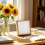 Stylish Square Display Frame With Concealed Compartment-White 5