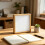 Stylish Square Display Frame With Concealed Compartment-White 8