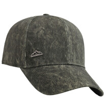 Chapeau de baseball respirable confortable de tissu-Vert armée