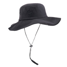 Sonnenschutzhut mit schlichtem Design, schnell-Schwarz