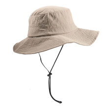 Verstellbarer, verstaubarer Sonnenhut für-Khaki