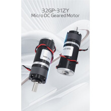 Engranaje Planetario en Miniatura para Motor de CC de 12V-24V, Alto Par, Rotación Ajustable Hacia Adelante y Hacia Atrás, Engranaje Metálico para