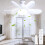 52CM Ceiling Fans with Lights and Remote 1