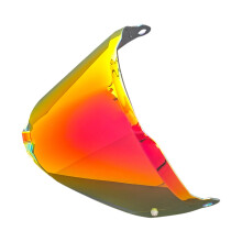 Lentille de casques de moto avec protection UV-Rouge doré