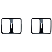 4X para Vezel HR-V HRV 2021 2022 Cubierta Embellecedora de Ventilación de Aire Acondicionado del Asiento Trasero Negra Brillante del Coche