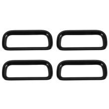 4X Cubierta Embellecedora del Interruptor de Lámpara de Advertencia Marco de La Luz de Emergencia de Peligro del Coche para Vezel HR-V HRV 2021